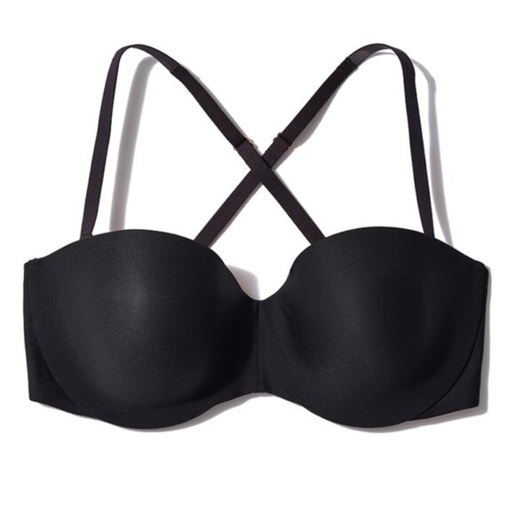 Soma $68 BODIFY Strapless Convertible Multi Way Bra 38D Nude Warm Amber - Picture 12 of 15